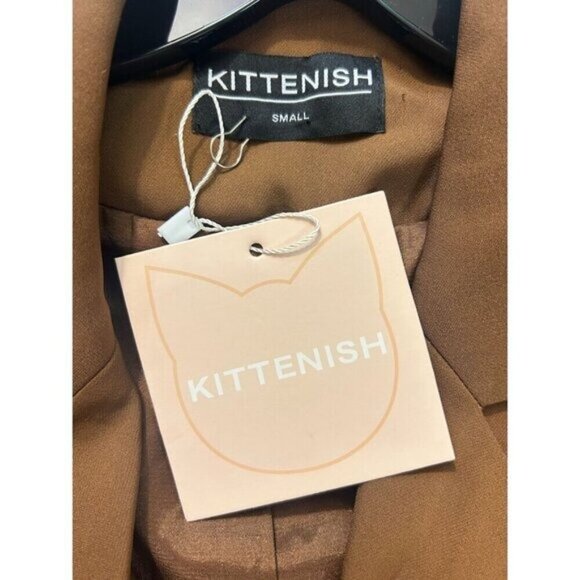 Kittenish Best Dressed Chocolate Jumpsuit NWT Small - Picture 7 of 7